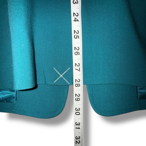 NWT TALBOTS Tailored Stretch Blazer - Misses 18 Teal - Picture 14 of 15